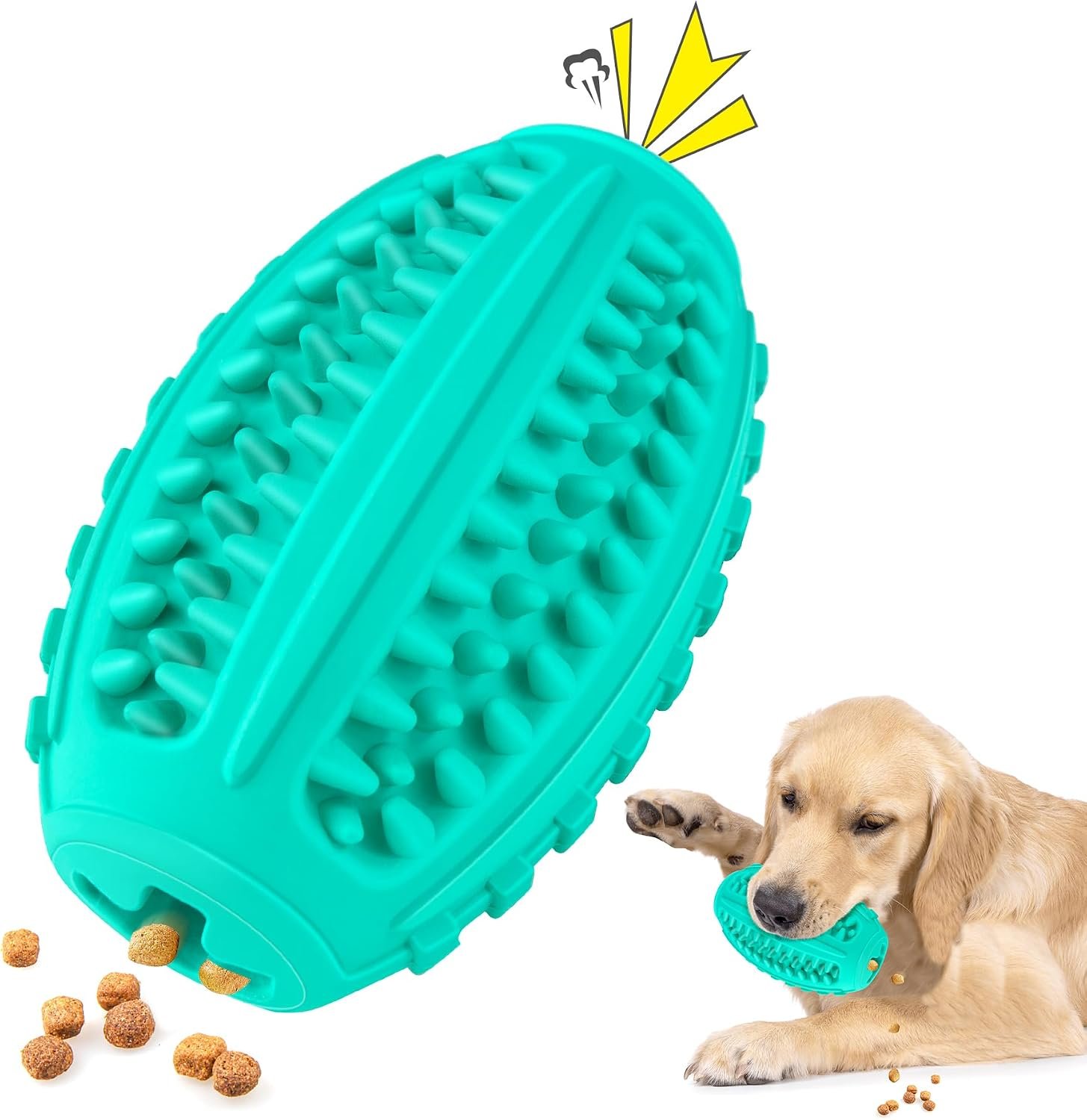 Squeaky Treat Dispensing Dog Ball for Large Dogs