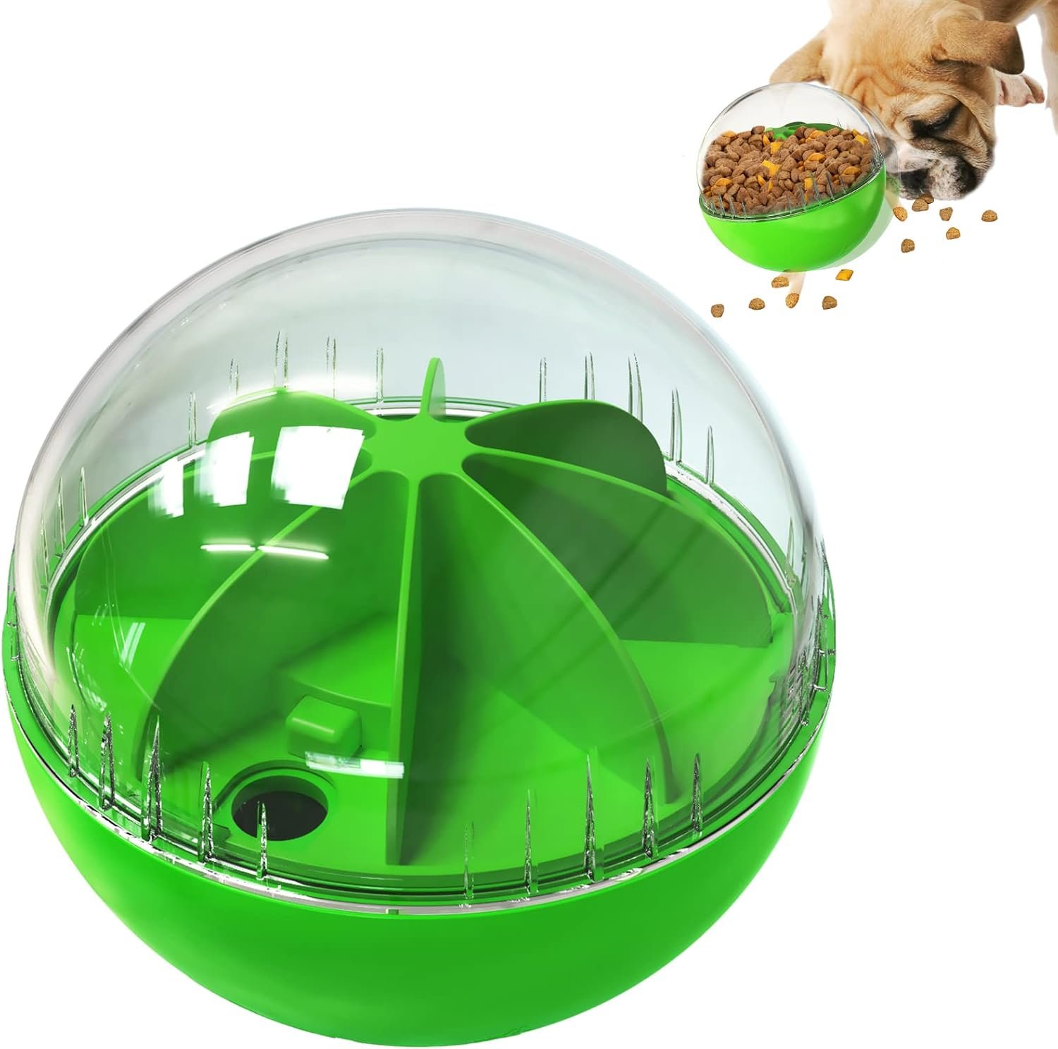 Sound Treat Dispenser Puzzle Ball for Medium Dogs
