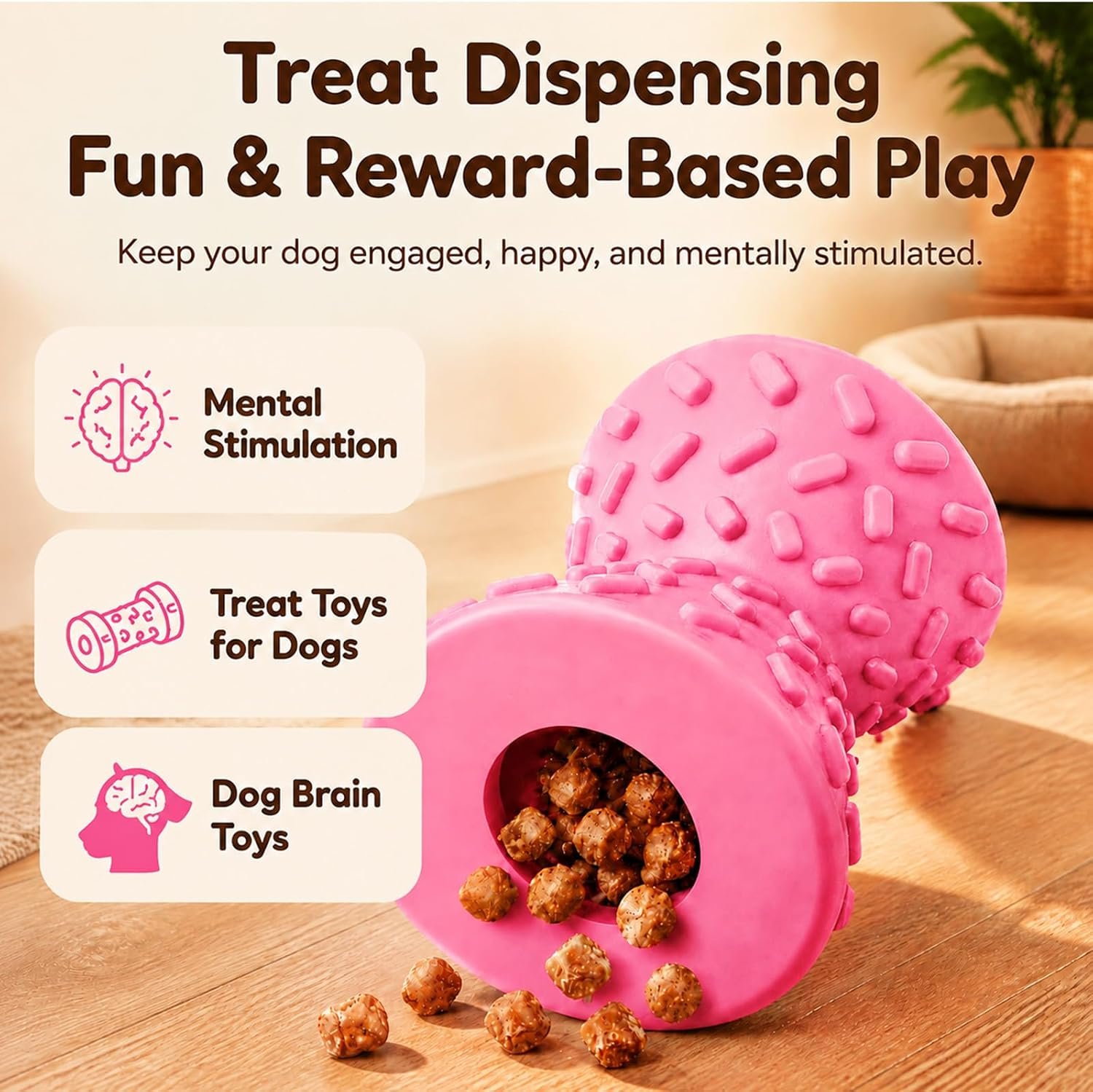 Interactive Treat Dispensing Puzzle Toy for Small Dogs - Image 2