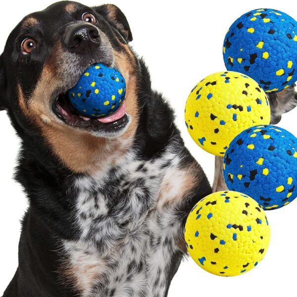Durable Teething Fetch Ball (For Aggressive Chewers)